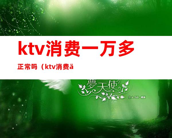 ktv消费一万多正常吗(ktv消费两千多正常吗)
