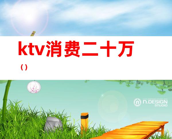 ktv消费二十万()