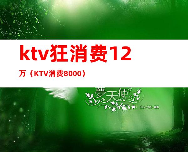 ktv狂消费12万(KTV消费8000)