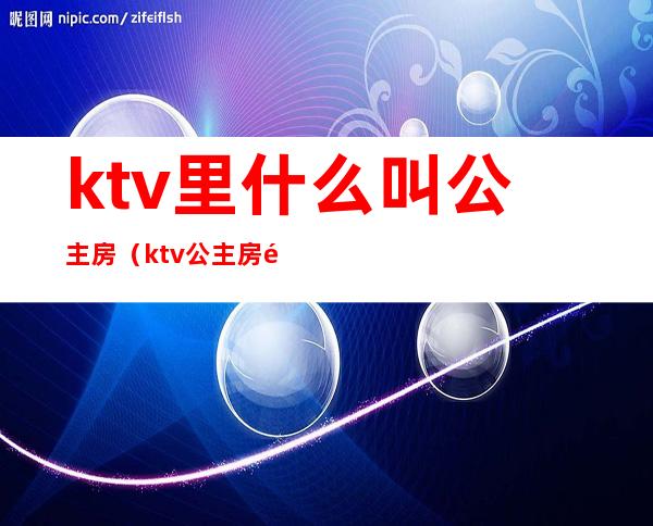 ktv里什么叫公主房(ktv公主房都要干嘛)