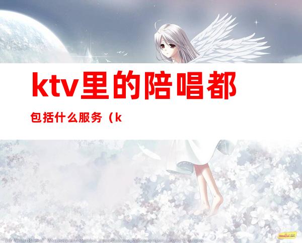 ktv里的陪唱都包括什么服务(ktv里的陪唱都包括什么项目)