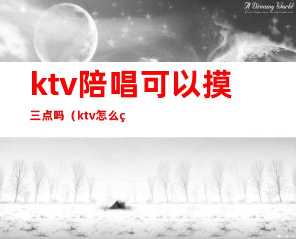 ktv陪唱可以摸三点吗(ktv怎么点陪唱)