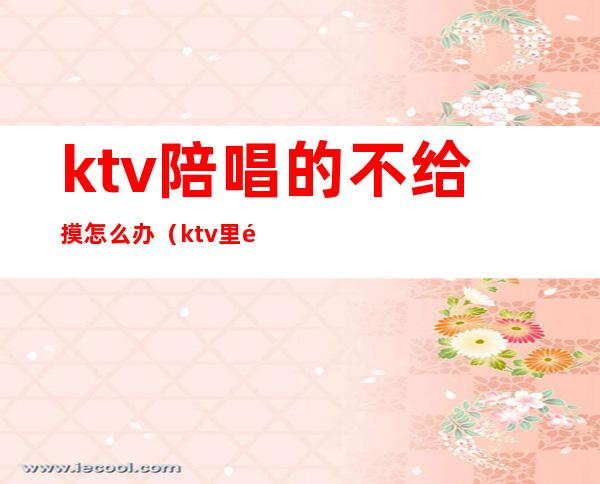 ktv陪唱的不给摸怎么办(ktv里面的陪唱能摸吗)
