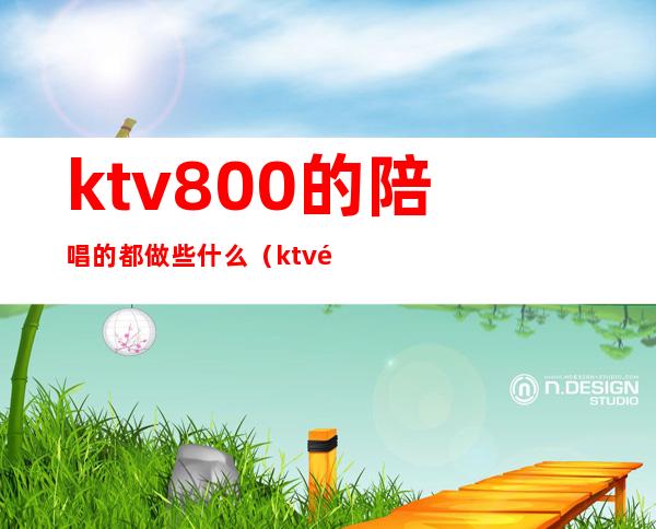 ktv800的陪唱的都做些什么(ktv陪唱是干什么的)