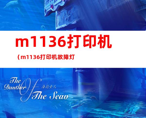 m1136打印机(m1136打印机故障灯大全图解)