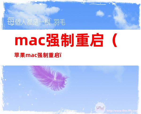 mac强制重启(苹果mac强制重启)