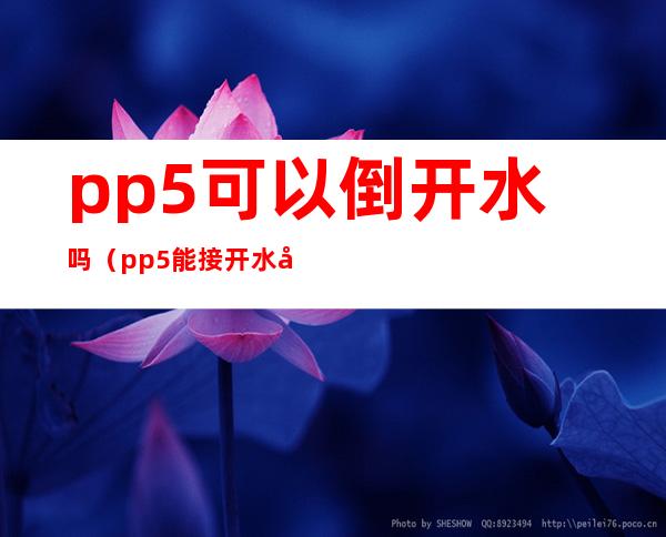 pp5可以倒开水吗(pp5能接开水吗)