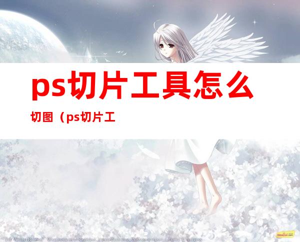 ps切片工具怎么切图(ps切片工具怎么切图保存不了)