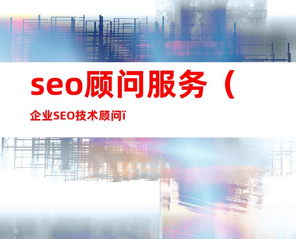 seo顾问服务(企业SEO技术顾问)