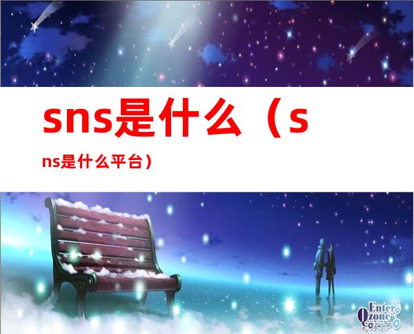 sns是什么(sns是什么平台)