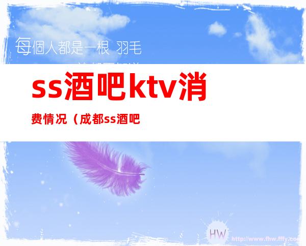 ss酒吧ktv消费情况(成都ss酒吧ktv)