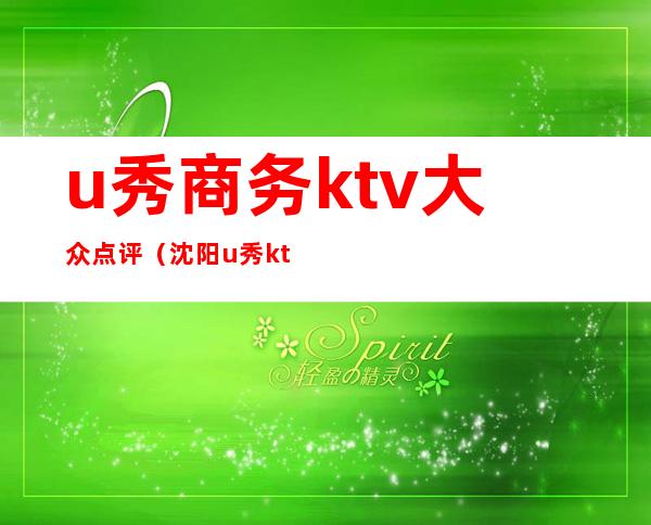 u秀商务ktv大众点评(沈阳u秀ktv是干什么的)
