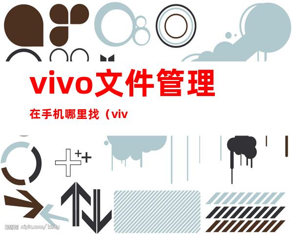 vivo文件管理在手机哪里找(vivo手机的文件管理器在哪里找)
