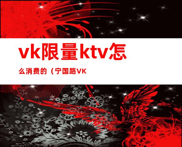 vk限量ktv怎么消费的(宁国路VK量贩KTV)