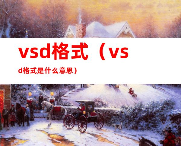vsd格式（vsd格式是什么意思）