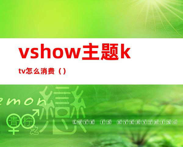 vshow主题ktv怎么消费()