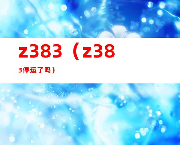 z383(z383停运了吗)